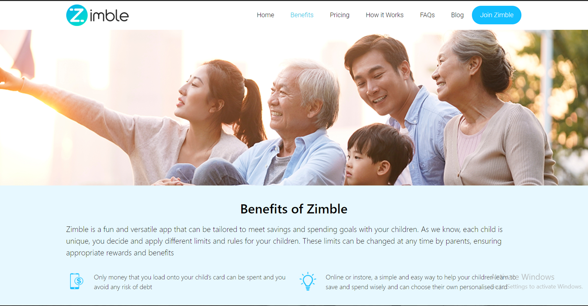 Zimble benefits of zimble Page