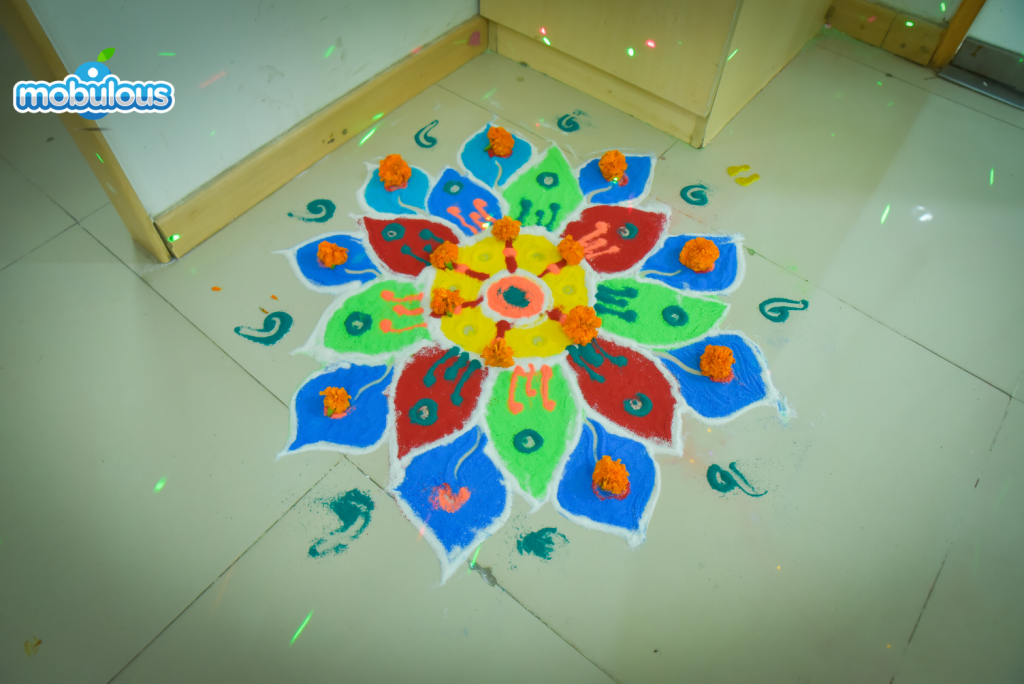 mobulous diwali rangoli