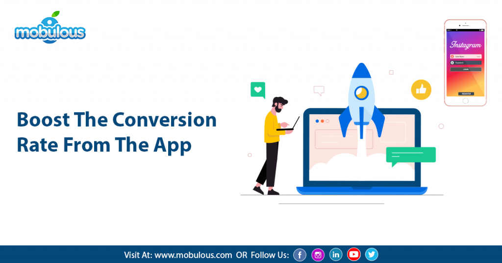 Boost the conversion rate