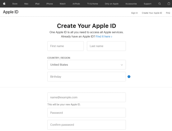 Apple Sign Up Form How to Upload App to the Apple Store: A Step-by-Step Guide - Mobulous