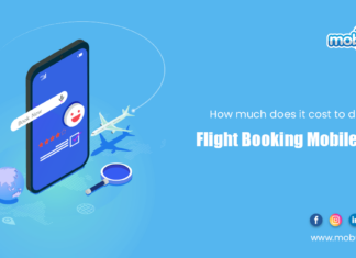 Cost develop flight booking app