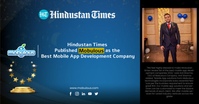 Hindustan-times-rated-mobulous-top-rated-company