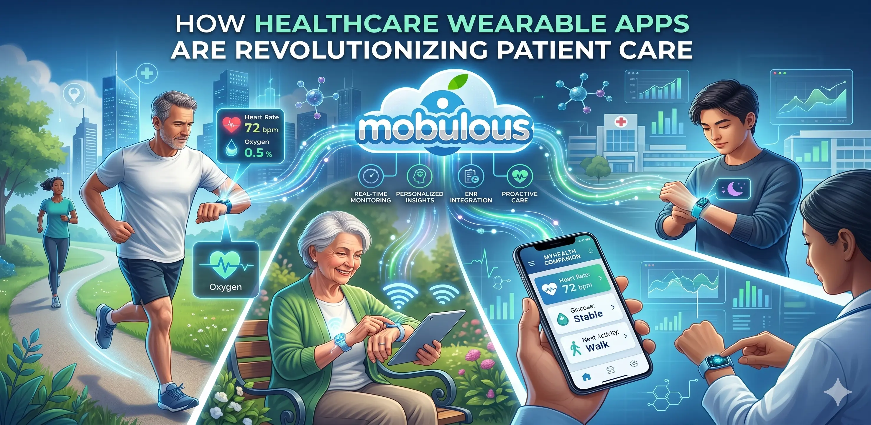 Healthcare wearable app development