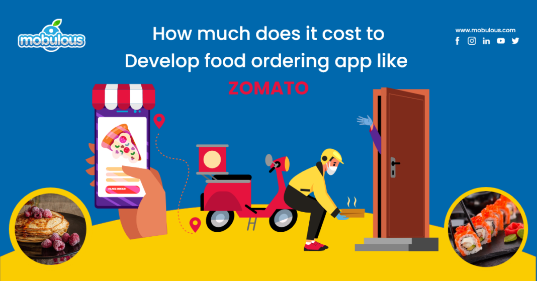 Cost to Develop Food App-Like-ZOMATO