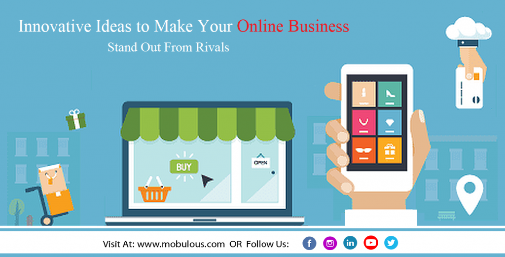 online business stand