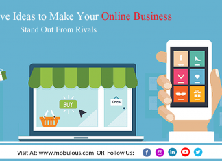 online business stand