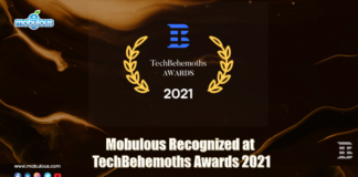 Mobulous Recognized at TechBehemoths Awards 2021