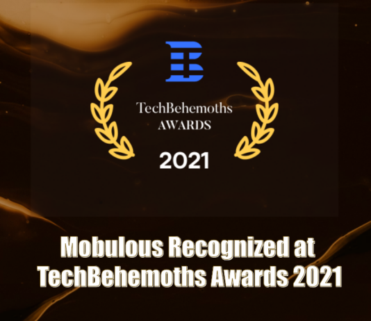 Mobulous Recognized at TechBehemoths Awards 2021