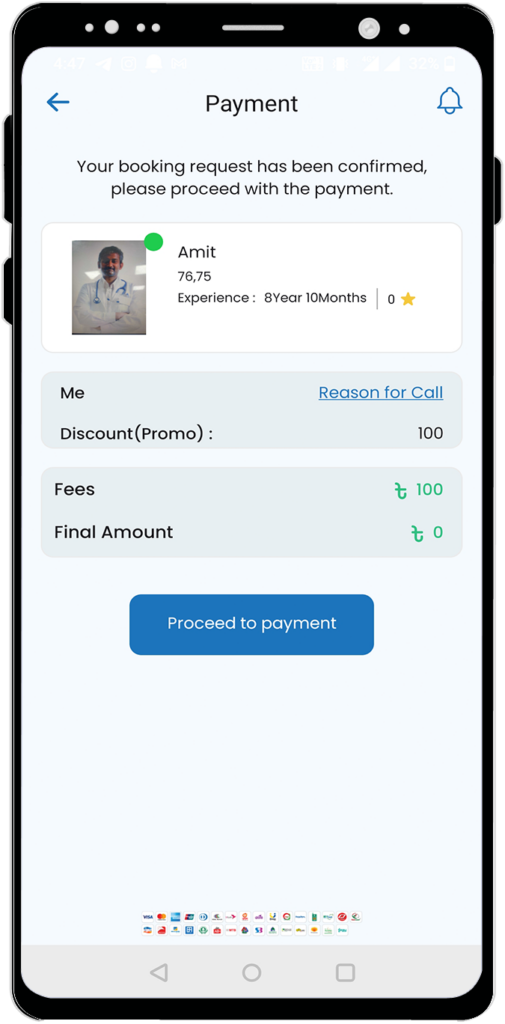 Dr. Live Payment Method