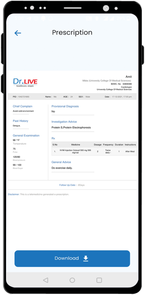 Dr. Live Prescription