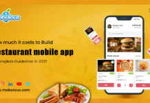 Restaurant Mobile App Development Cost