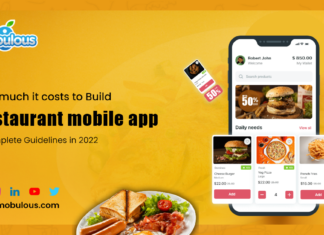 Restaurant Mobile App Development Cost