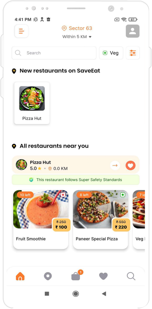 SaveEat Search, Discover & Explore Food