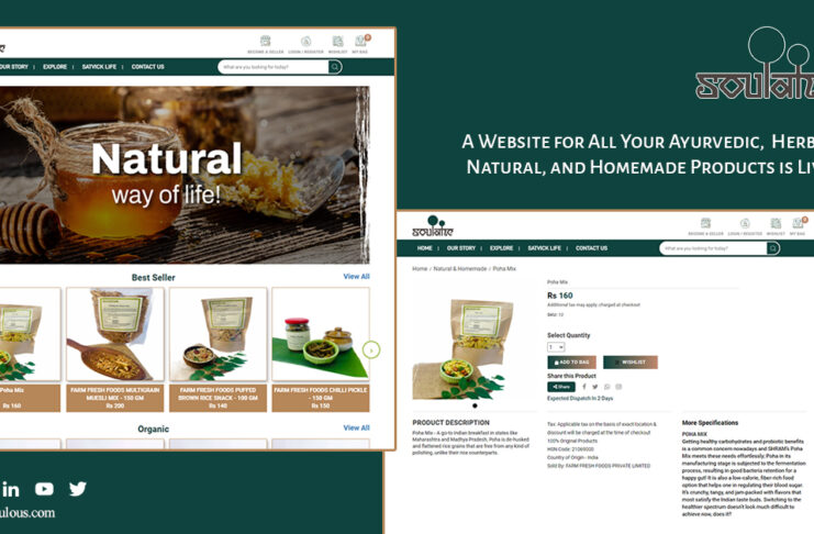 Ayurvedic eCommerce Website Herbal, Natural, and Homemade