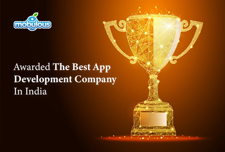 Awarded trophy best app development company