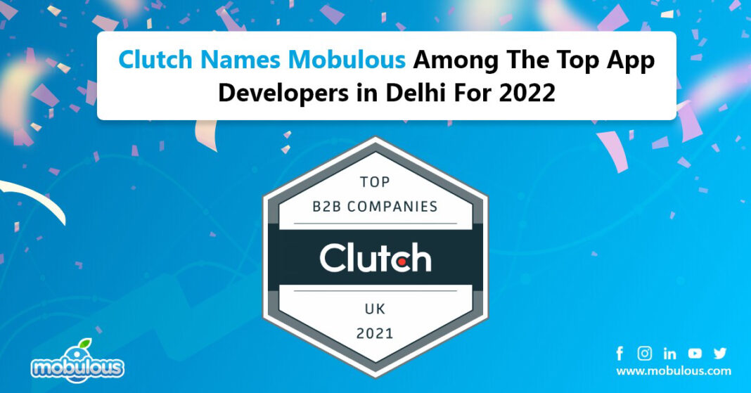 clutch top app developers in delhi 2022