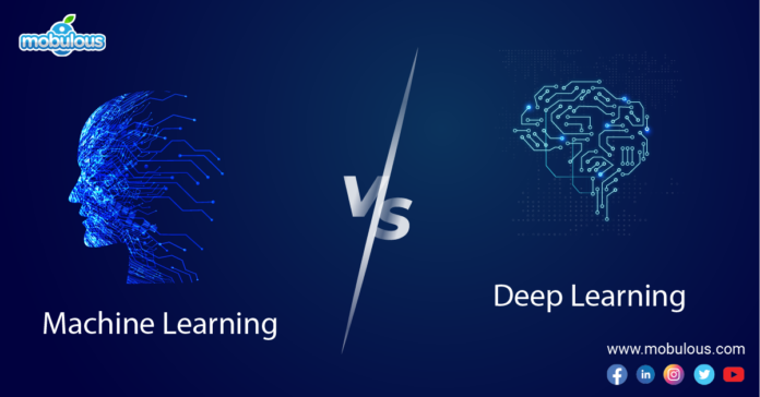 deep learning vs machine learning in app development