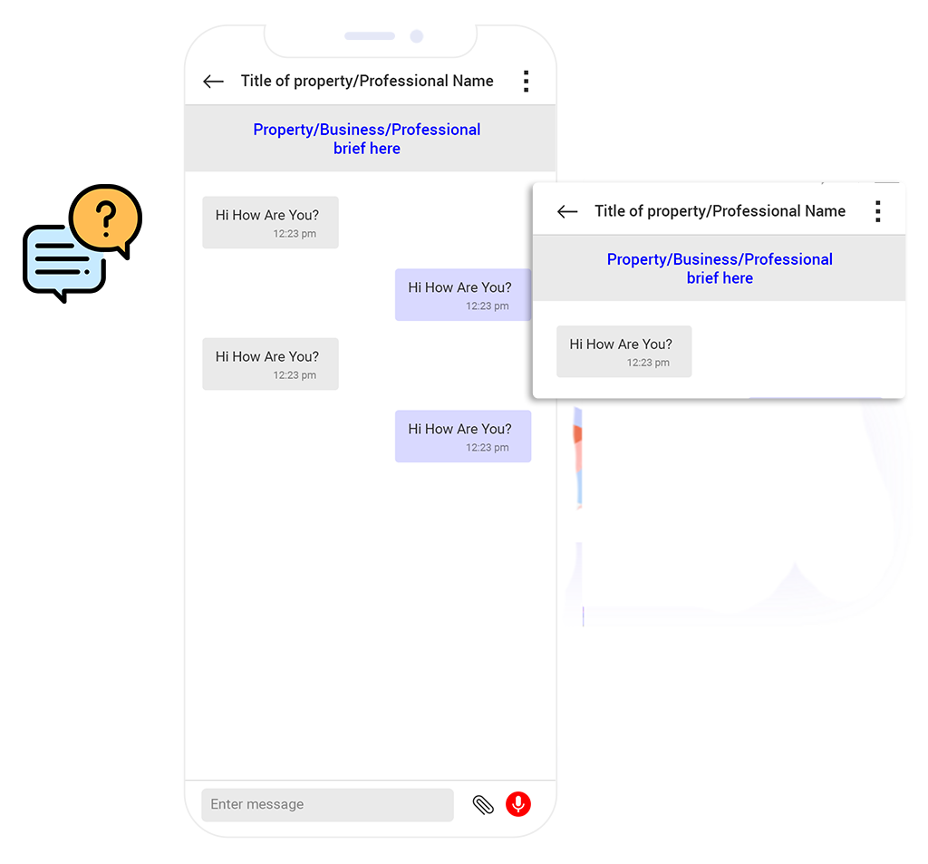 Real Estate App Development Chat