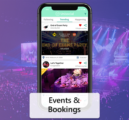 Events and Bookings App Solution