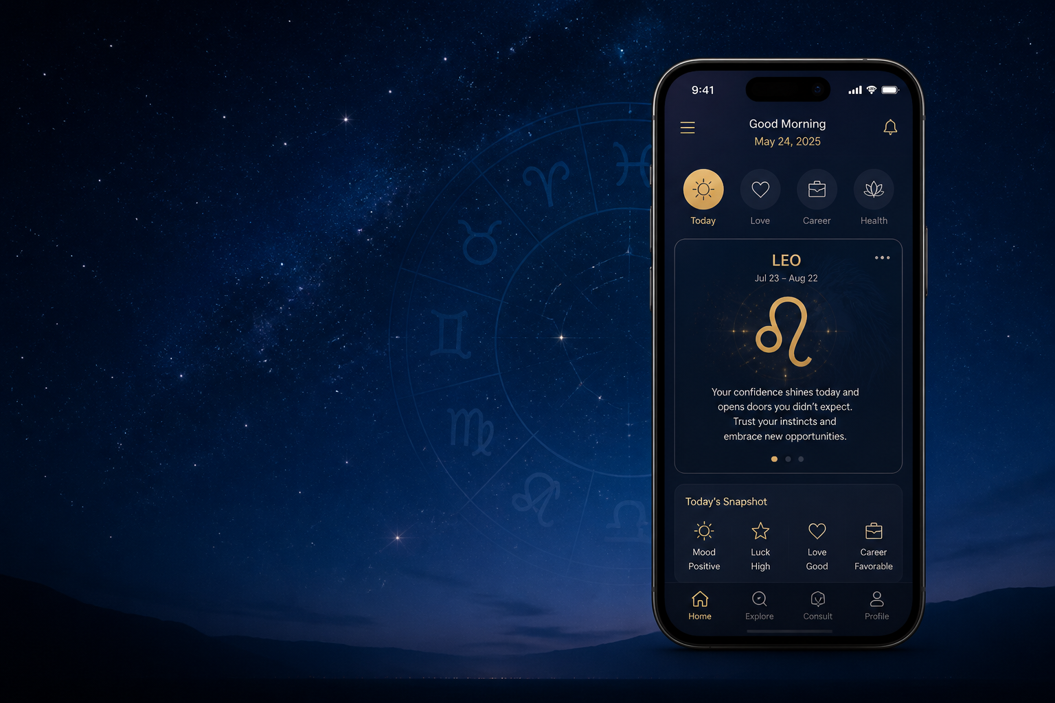 Astrology apps and horoscope products